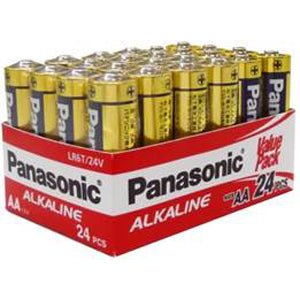 Panasonic AA Battery Alkaline (24pk)