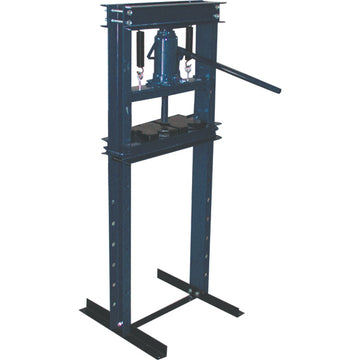 ProEquip PE1053 12-tonne hydraulic H-frame shop press with bottle jack