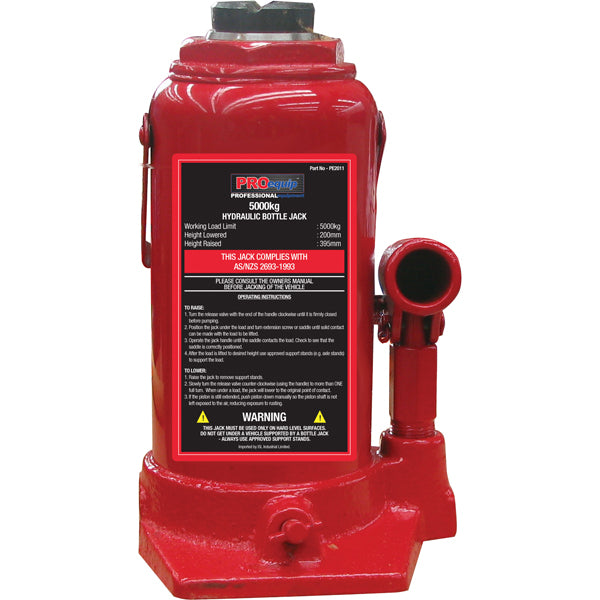 ProEquip 5000kg Standard Bottle Jack