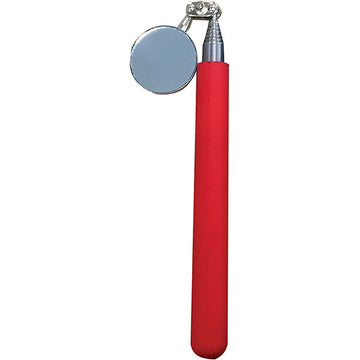 ProEquip telescopic inspection mirror with 32mm mirror head and extended shaft