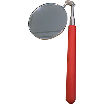 ProEquip telescopic inspection mirror with 82mm mirror head extended