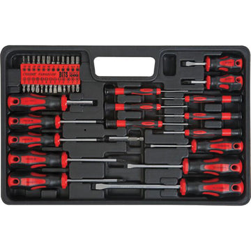 ProEquip 42pc screwdriver and bits set with plastic storage tray