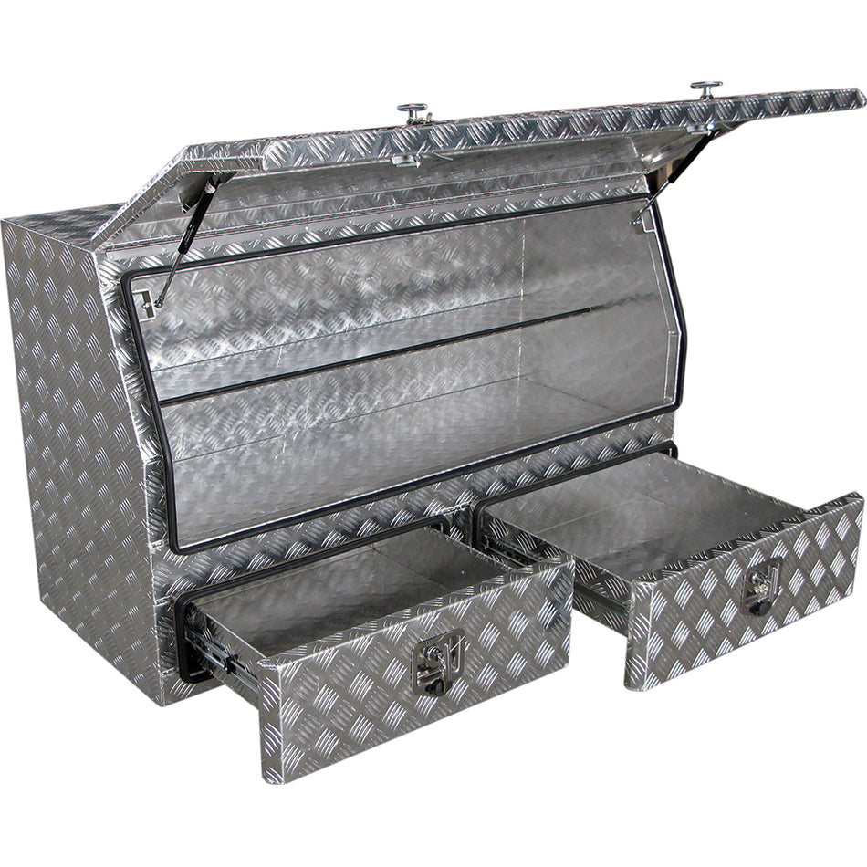 Aluminium High Side Hd Truck Box 2-Drawer