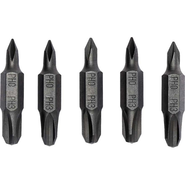 Teng 5Pc 32mm Dbl-End Bit PH#1 x PH#2 | ISL