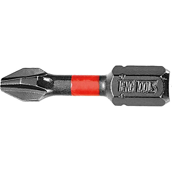 Teng 5pc 1/4in PH#2 Impact Screwdriver Bit 30mm | ISL