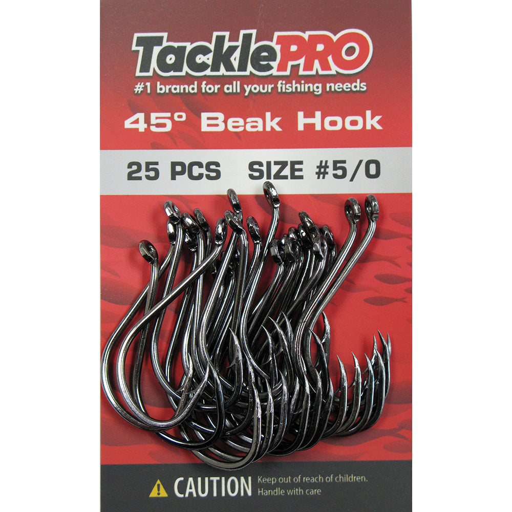 TacklePro 45deg. Beak Hook #5/0 - 25pc | ISL