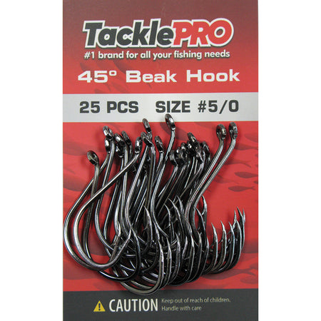 TacklePro 45deg. Beak Hook #5/0 - 25pc | ISL