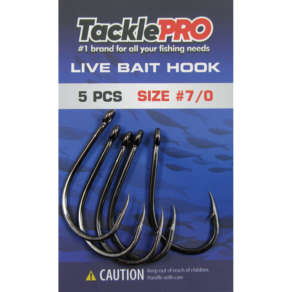 TacklePro Live Bait Hook #7/0 - 5pc | ISL