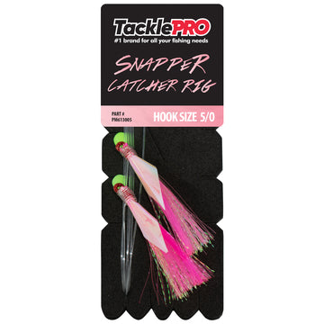 TacklePro Snapper Catcher Rig pink 5/0 hook
