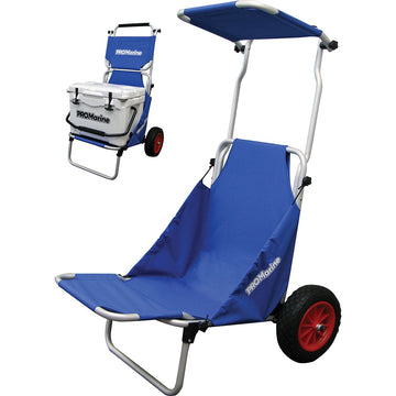 ProMarine Universal Beach Buggy with fold-out sun shade and integrated seat