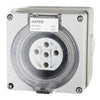 20A 5 Round Pin 500V Socket Outlet Ip66**