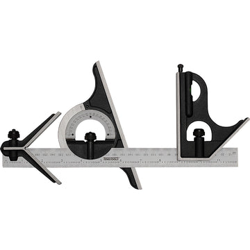 Teng combination square 300mm with square head, protractor head and centre head