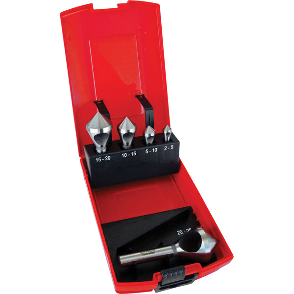 Holemaker 5pc HSS Crosshole 90deg Countersink Set