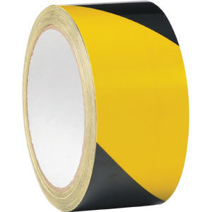 NZ Tape Line Marking Tape Yellow/Black 48mm x 33m**