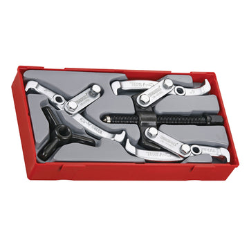Teng 2 in 1 puller set with three-legged and two-legged configurations in TC-Tray