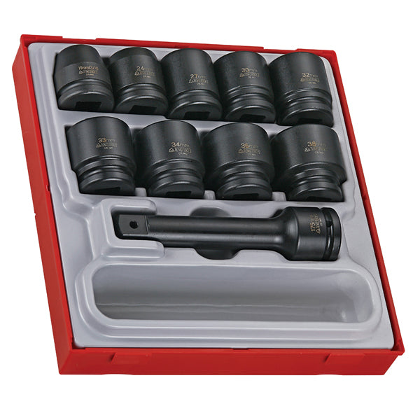 Teng 16pc 3/4in Dr. Imp Skt Set - TTD-Tray 19mm-38mm | ISL