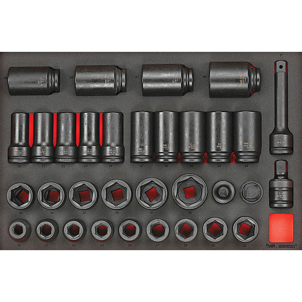 Teng 33pc 3/4in Dr. Impact Socket & Acc. Set (EVA) | ISL