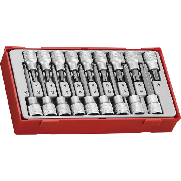 Teng 18pc 1/2in Dr. TX Bit Skt Set - TC-Tray | ISL