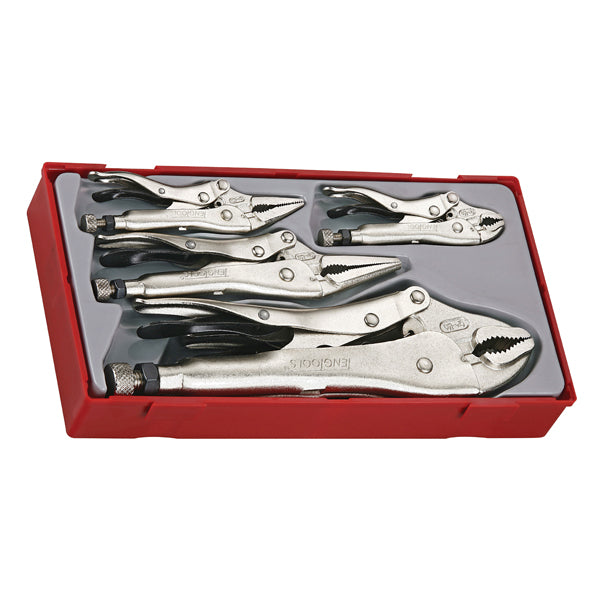 Teng 5pc Power Grip Plier Set - TC-Tray | ISL