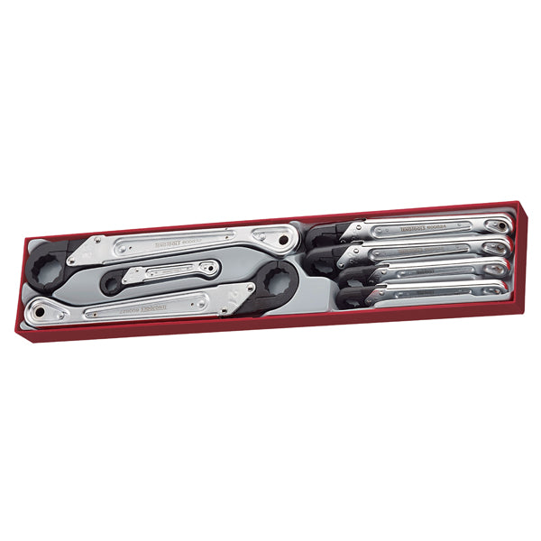 Teng 7pc Quick Ring Rat Span Set 13-32mm - TTX-Tray | ISL