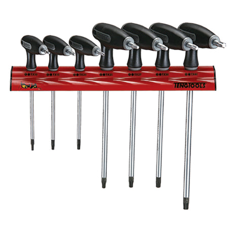 Teng 7pc TX/TPX T-Handle Set 10-40 w/ Wall Rack | ISL