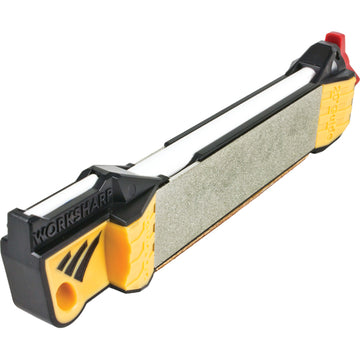 Work Sharp Guided Field Knife Sharpener with diamond plates, ceramic rods and leather strop