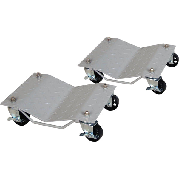 ProEquip Vehicle Wheel Dollies 680kg (1500lb) Pair