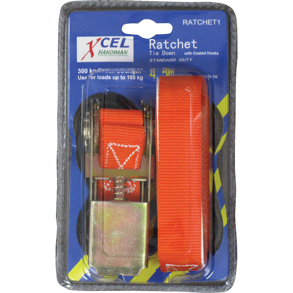 Xcel 4.5M Ratchet Tie Down 1Pc | ISL