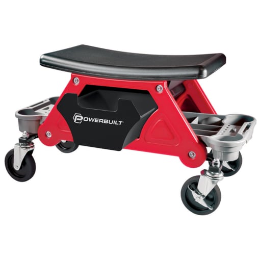 ROLLING WORK SEAT W/ORGANIZER