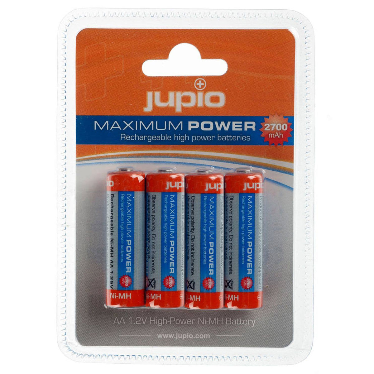 Jupio Rechargable Battery Aa 2700mah 4pk | Formula