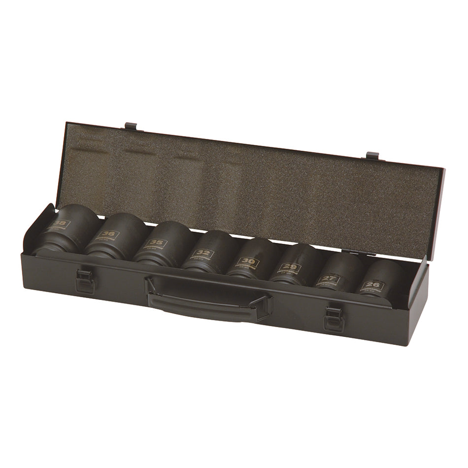 Clearance - Powerbuilt 3/4” Dr 8pc 6pt Deep Impact Socket Set | Alltrade
