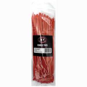 300 X 4.8mm Nylon Cable Tie-Orange-100PK** | Isl