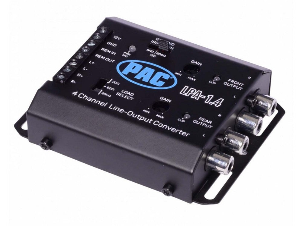 Pac 4 Ch Active Line Out Converter With Auto Turn On For Amp Installation 20v / 100w | Formula