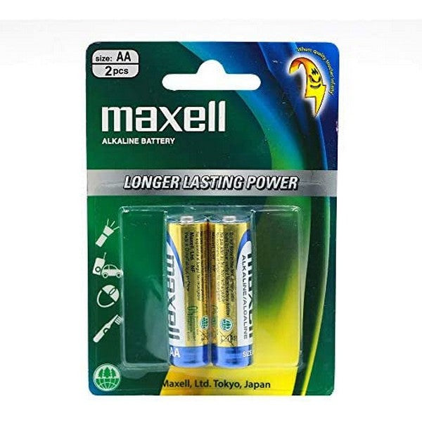Maxell Alkaline Battery Aa 2 Pack Blister | Formula