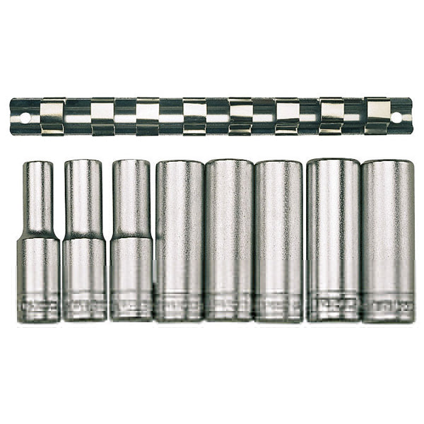 Teng 8pc 1/2in Dr. Deep Socket Set 13-24mm 12Pnt | ISL