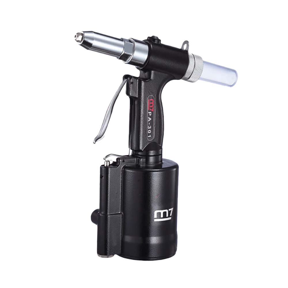 M7 air hydraulic riveter with 16mm stroke and included mandrel set