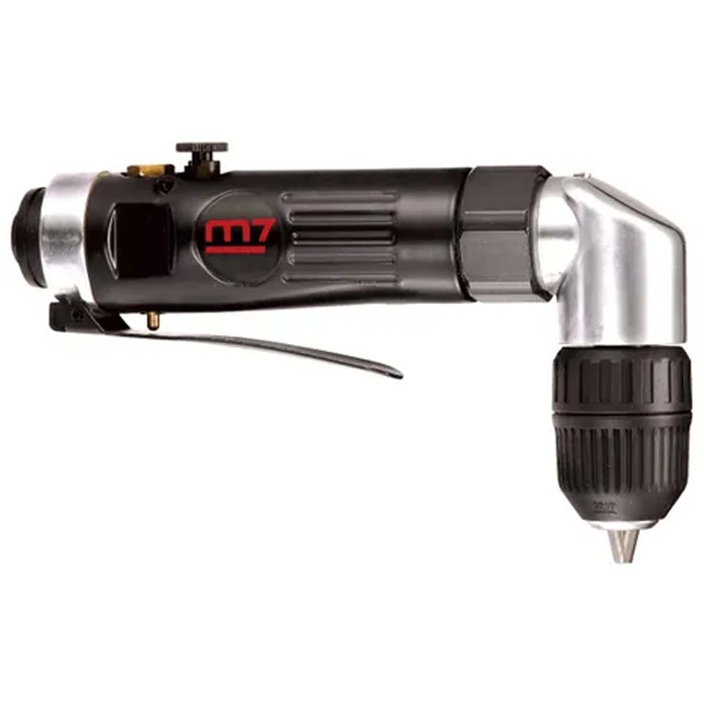 M7 air right angle drill with keyless chuck, 3/8 inch, 1600 rpm