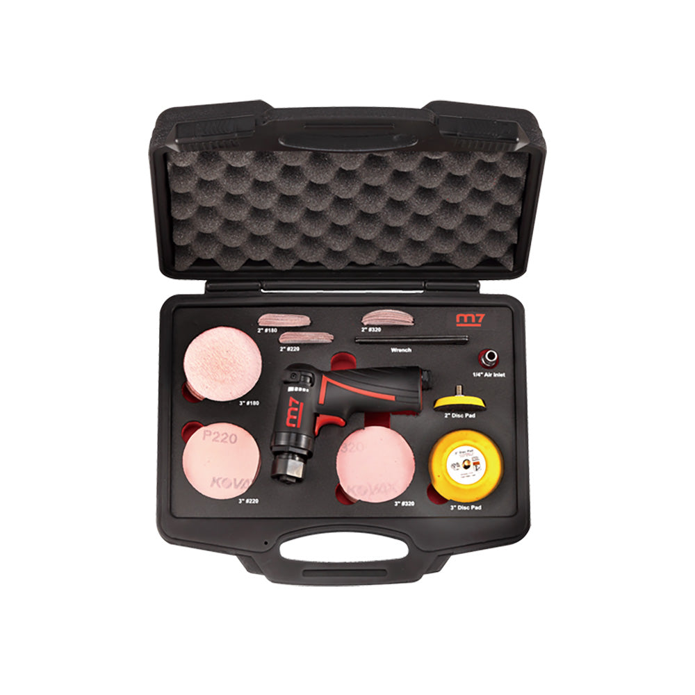 M7 3in Mini Dual Action Sander 66pc Kit 18000rpm | ISL