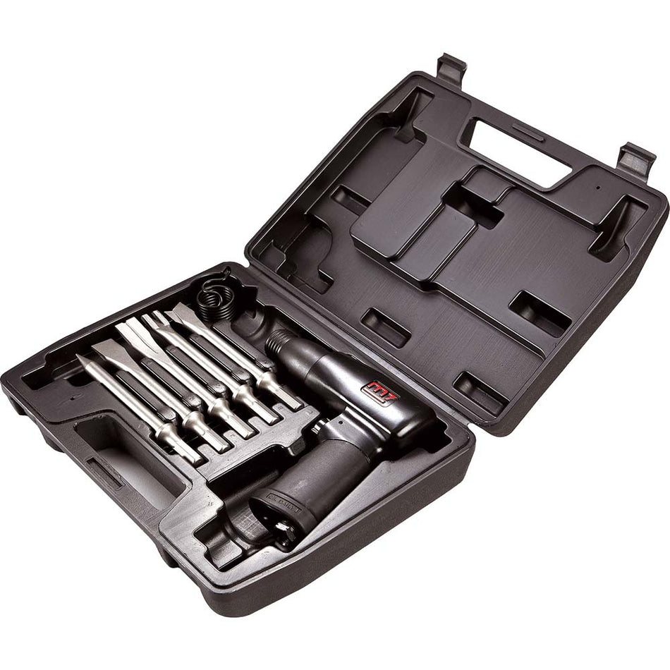 M7 5pc Air Hammer Kit w/ Round Shank Chisel Set 175mm | ISL