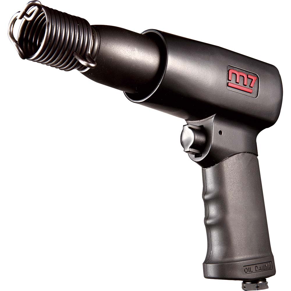M7 Air Hammer w/ 5pc Round Shank Chisel Set 175mm | ISL