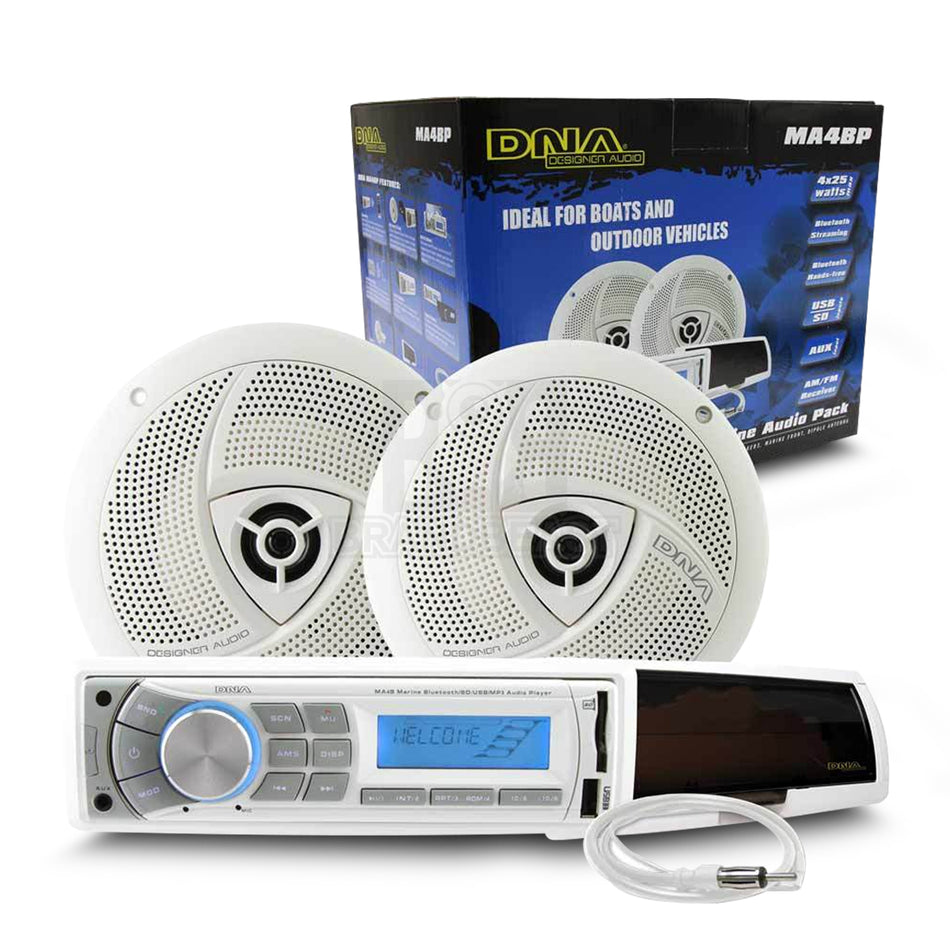 Dna Ultimate Marine Pack - Head Unit Speakers & Aerial White | Formula
