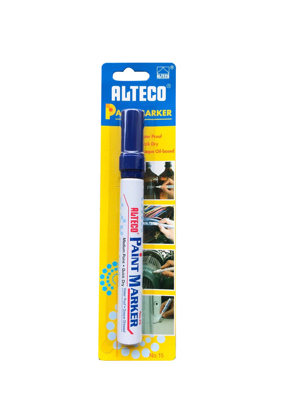 Alteco Paint Marker Blue Blister Pack