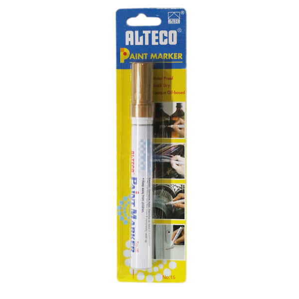 Alteco Paint Marker Gold Blister Pack