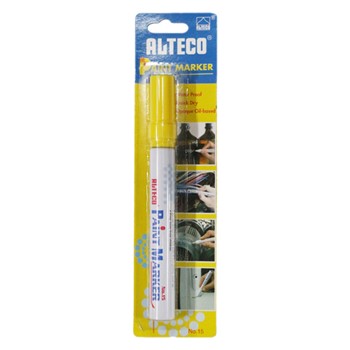 Alteco Paint Marker Yellow Blister Pack