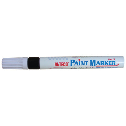 Alteco Paint Marker White Blister Pack