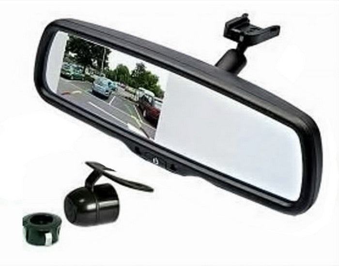 Mongoose 4.3" Pedestal Mirror + Camera