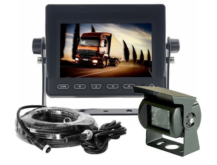 Mongoose 5" Rear View System With Lead & Camera - 3 Camera Input | Formula