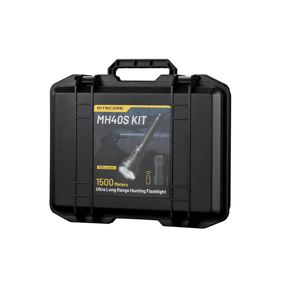 Nitecore Mh40s Hunting Kit 1500 Lumen Usb-C Rechargeable Tactical Flashlight
