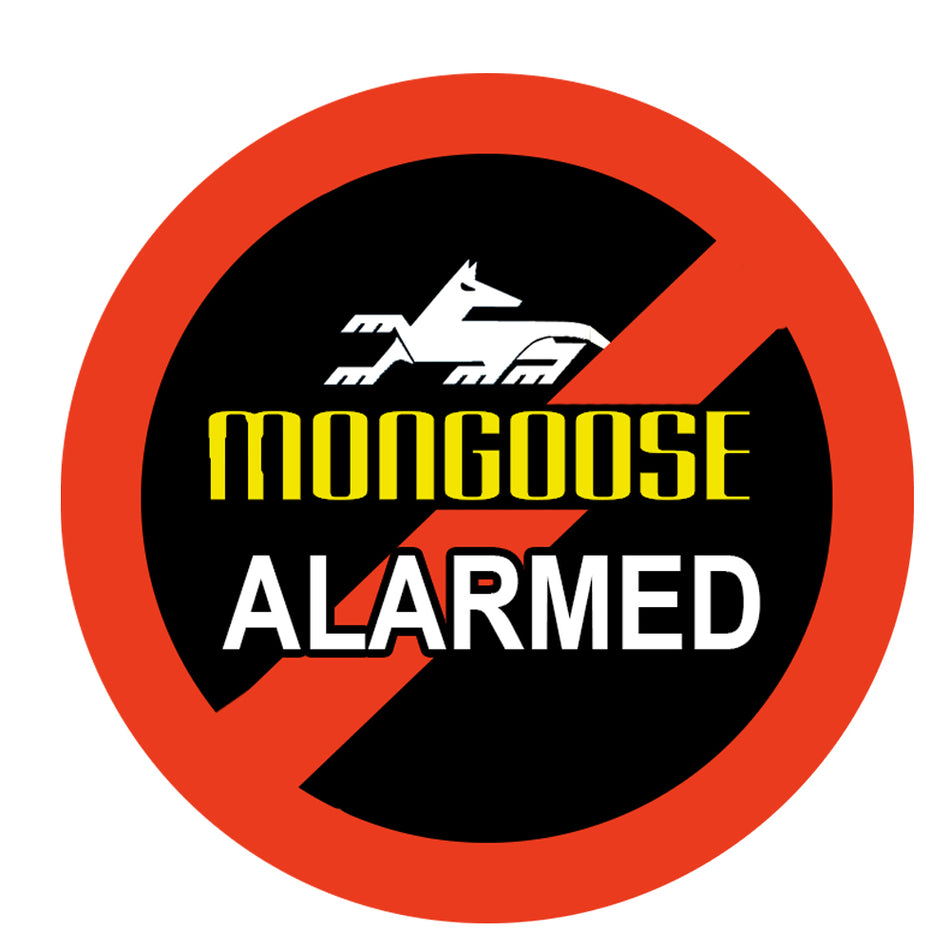 Set Of Two Mongoose External Window Stickers | Formula