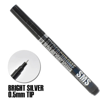 SMS HyperChrome Marker Bright Silver 0.5mm tip